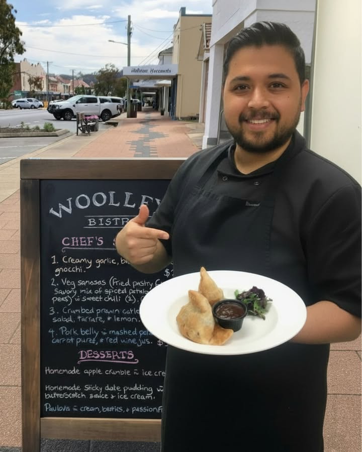 Featured image for “Veg Samosas: Chef’s Special at Club Bombala”