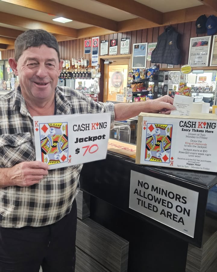Featured image for “Kyle’s Shot at Cash King Jackpot at Club Bombala”