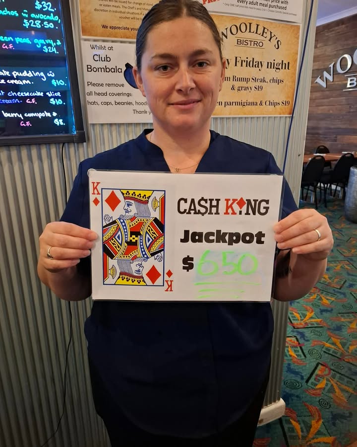 Featured image for “CashKing Weekday Promotion at Club Bombala”