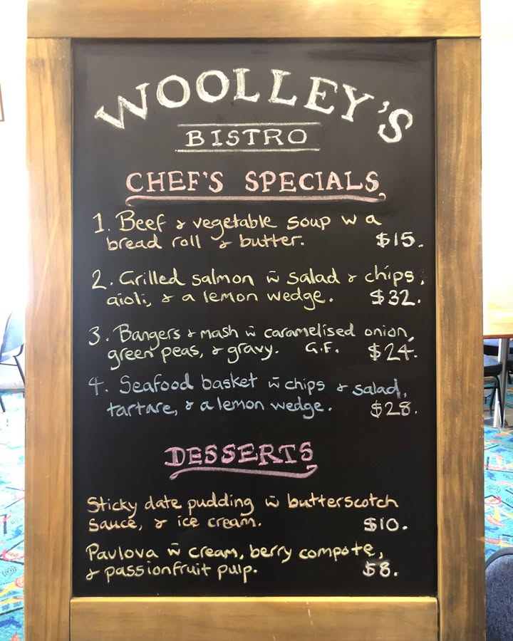 Featured image for “Comfort Food at Woolley’s Bistro – Club Bombala Chef’s Specials”