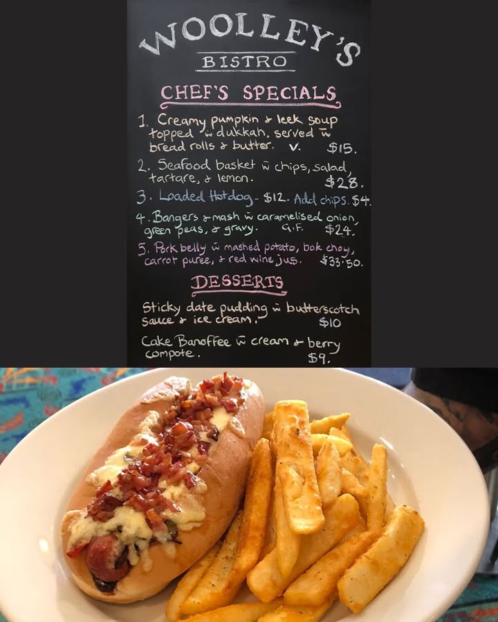 Featured image for “Friday’s Chef’s Specials at Woolley’s Bistro – From $12”